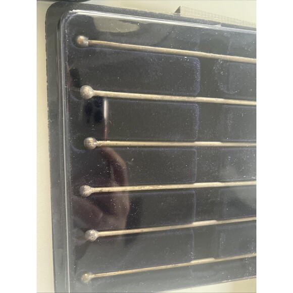 VTG WINTHROP Silver Plated Tea Sipping Spoons. Shell Resign/Original Package - Picture 4 of 7